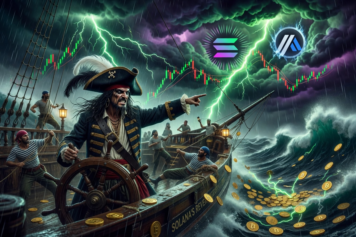 Captain steering through storm
